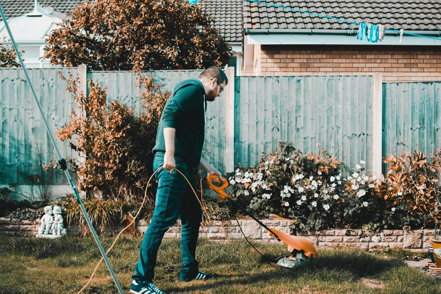 Professional lawn mowing service